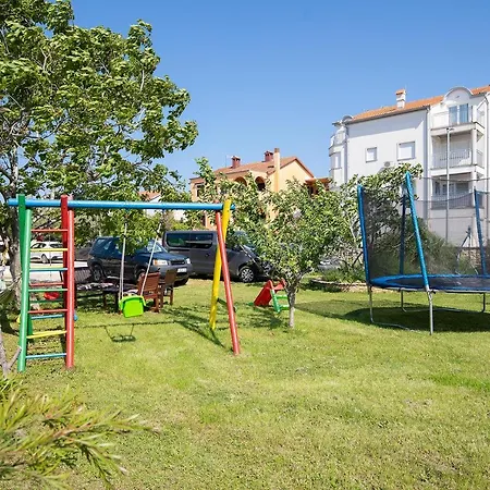Modern Stone House With Flowers & Playground Apartment